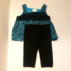 Marmellata leggings and heart top - 12m